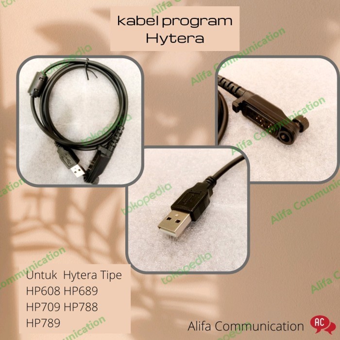 Ready Kabel Program PC152 untuk Hytera Hytera HP608 HP689 HP709 HP788 HP789