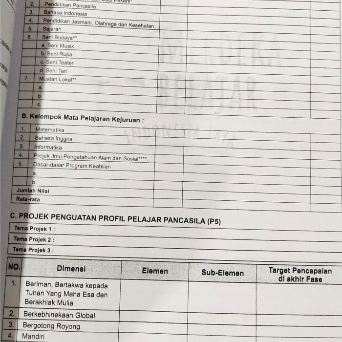 

Buku Induk Register Peserta Didik Smk Kurikulum Merdeka Terbaru