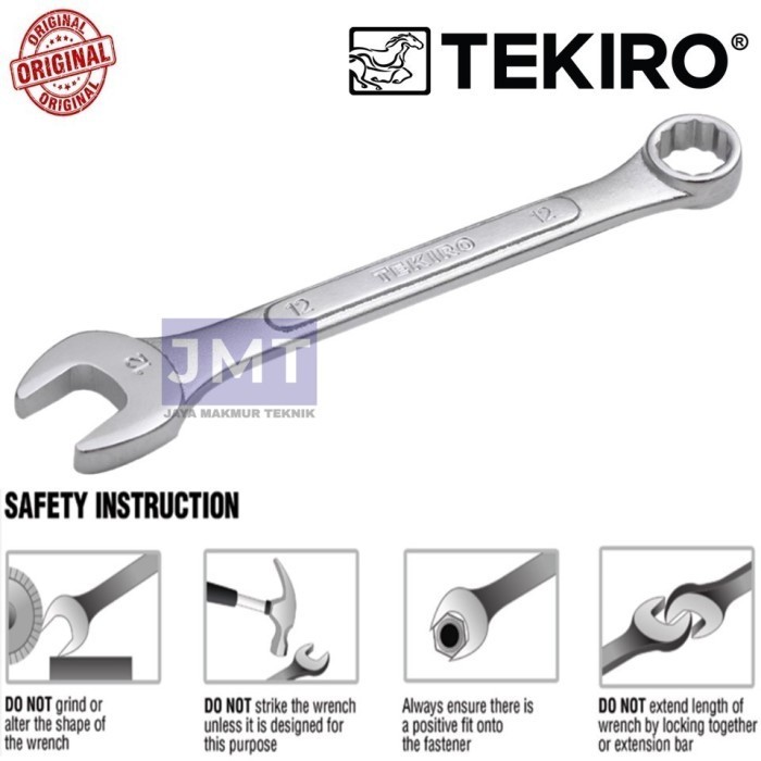 Kunci Ring Pas Tekiro Satuan 34 35 36 38 41 42 46 50 55 60 Mm
