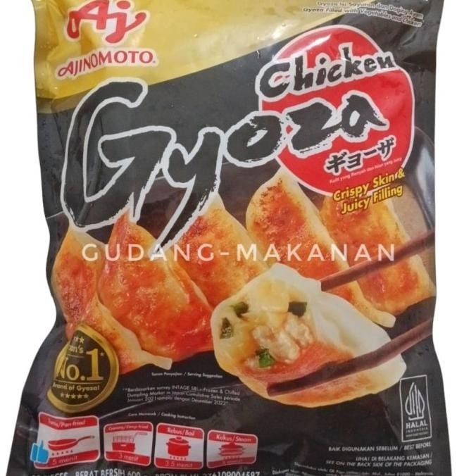 

Ajinomoto Frozen Gyoza Sayur dan Ayam HALAL 600gr