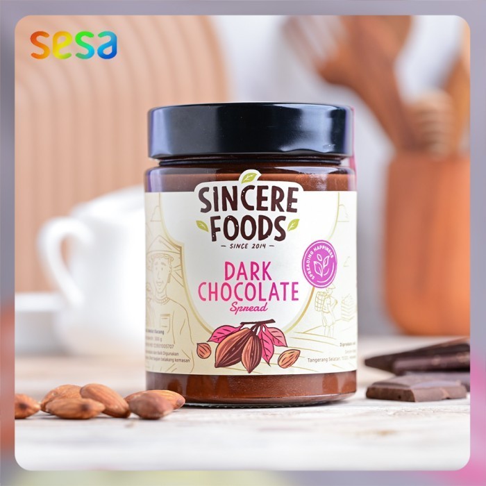 

Sincere Foods Dark Chocolate Spread - Selai 300 G