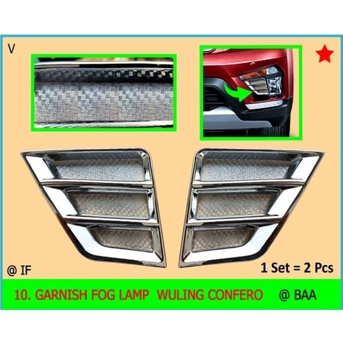 Terbaru neet GARNISH FOG LAMP WULING CONFERO Segera Dapatkan