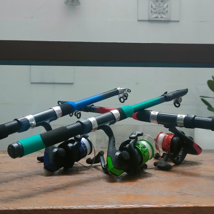 Joran Telescopic Set Siap Pakai