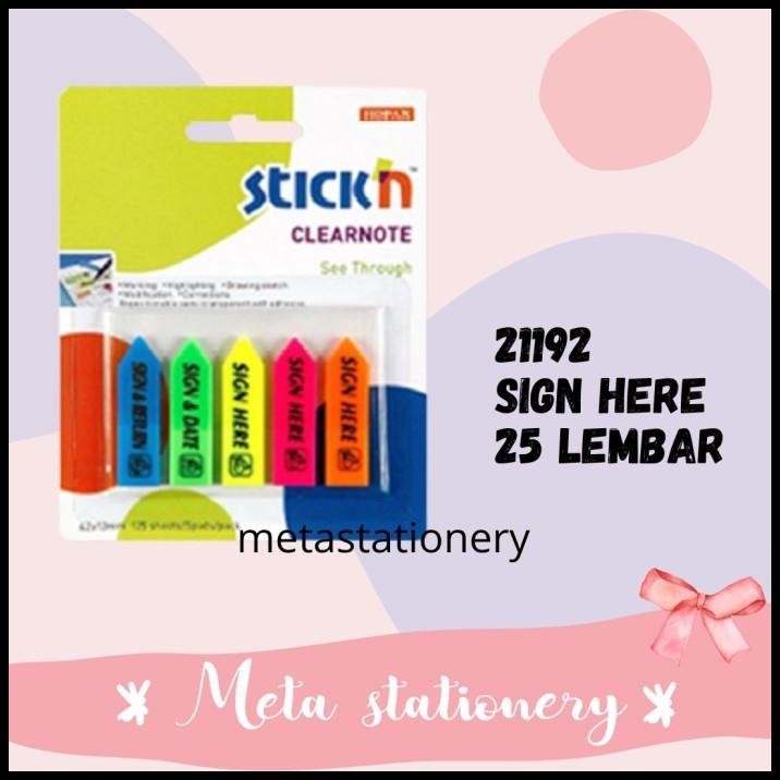 

GRATIS ONGKIR INDEX & MARK / STICKY NOTE / SIGN HERE STICK'N 21192 ( 25 LEMBAR ) !!