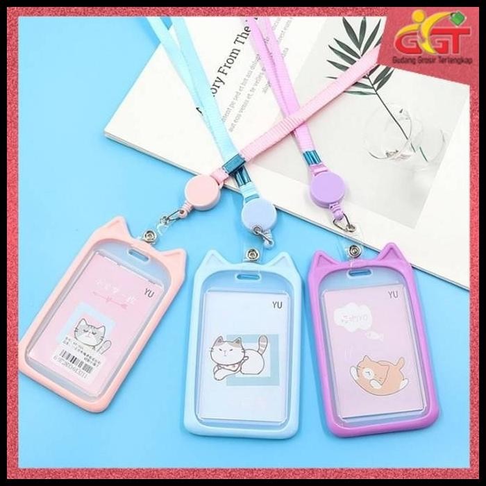 

HOT DEAL GGT NAME TAG GANTUNGAN KARTU MOTIF LUCU TEMPAT KARTU ID CARD !!