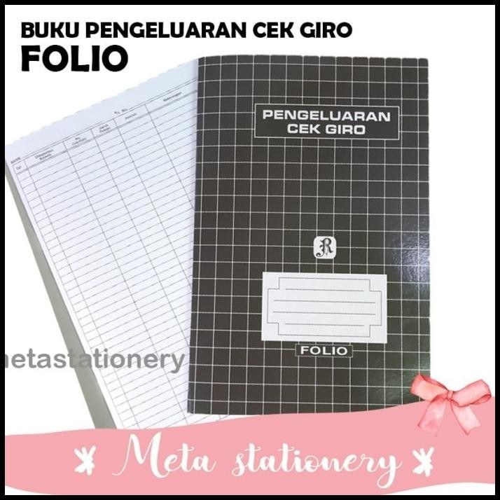 

BEST DEAL BUKU PENGELUARAN CEK & GIRO FOLIO !!