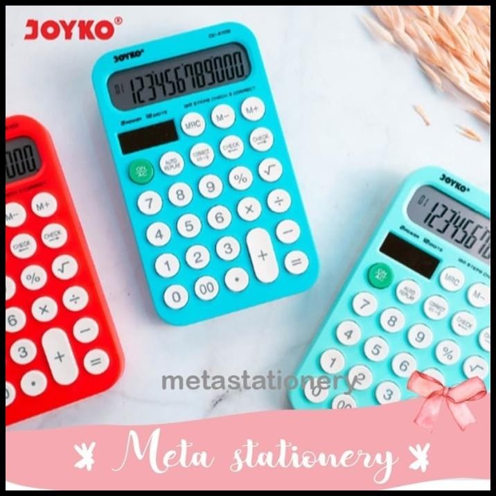 

BEST DEAL CALCULATOR KALKULATOR JOYKO CC-47CO 12 DIGITS CHECK CORRECT !!!!!!