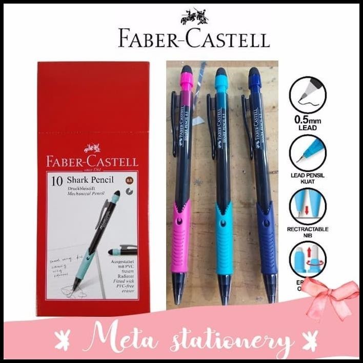 

TERMURAH PENSIL MEKANIK SHARK FABER CASTELL 0.5MM !!!!!!