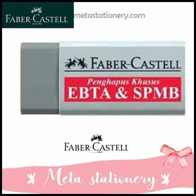 

GRATIS ONGKIR PENGHAPUS EBTA & SPMB FABER CASTELL !
