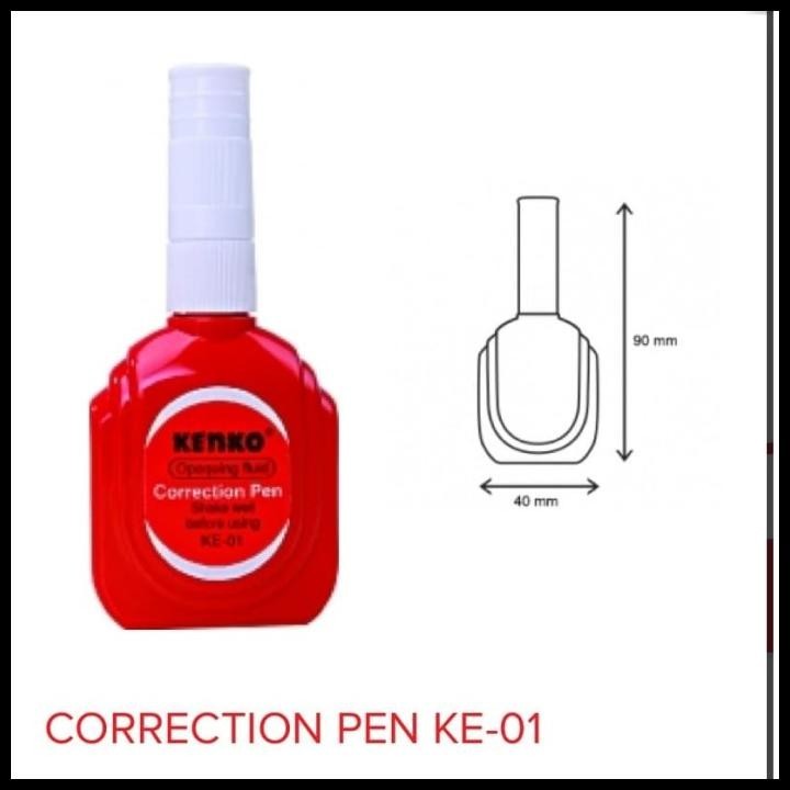 

TERMURAH TIPEX CAIR / CORRECTION LIQUID KENKO KE-01 !!!!!