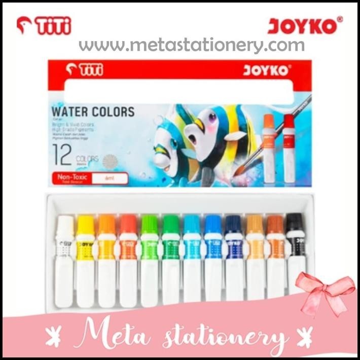 

BEST DEAL WATER COLOR / CAT AIR TITI WC-6ML-12C / 12 WARNA / COLORS !!!!!