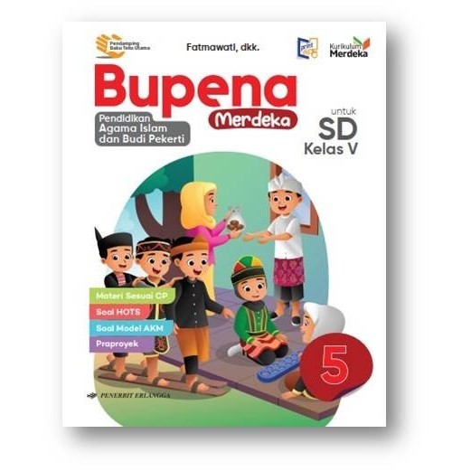 0022970270 - BARU & ORIGINAL BUPENA PENDIDIKAN AGAMA ISLAM & BP SD KELAS 5 KURIKULUM MERDEKA
