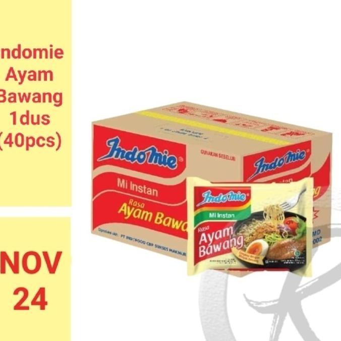 

BIG SALE INDOMIE AYAM BAWANG 1 DUS 40 PCS !!!!!