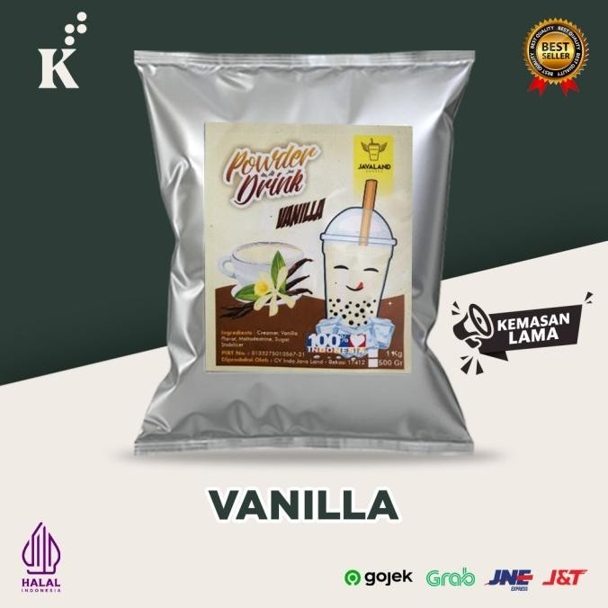 

READY STOCK BUBUK MINUMAN BUBBLE POWDER DRINK RASA VANILLA ORIGINAL JAVALAND 1KG !!!!!