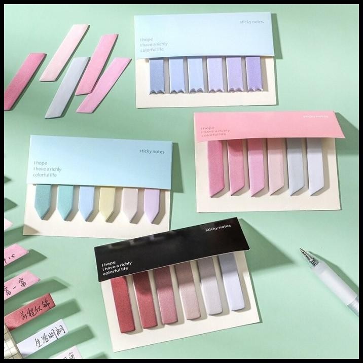 

TERBARU 120 LEMBAR MEMO STICKY NOTES AESTHETIC DAILY LIFE OFFICE SUPPLIES !!