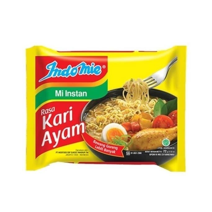 

TERBARU 1 DUS / KARTON (ISI 40 PCS) INDOMIE KUAH KARI AYAM MIE INSTAN !!!!!