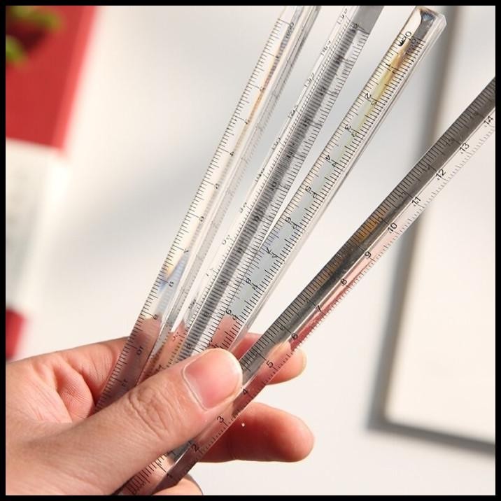 

BEST DEAL PENGGARIS SEGITIGA TRANSPARAN AESTHETIC STATIONERY SEKOLAH KANTOR !!!!!!