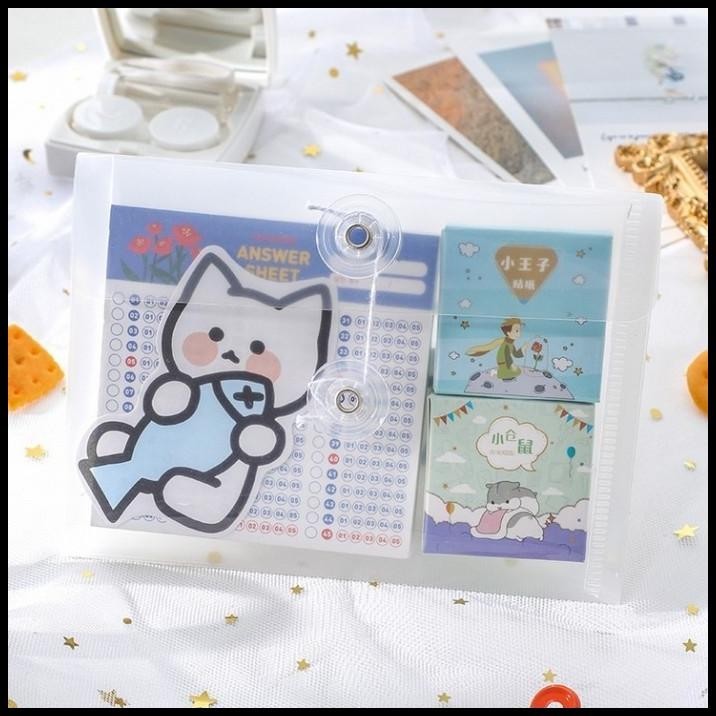 

DISKON POUCH TRANSPARAN STATIONARY BAG SERBAGUNA HORIZONTAL VERTIKAL !!!!!!!