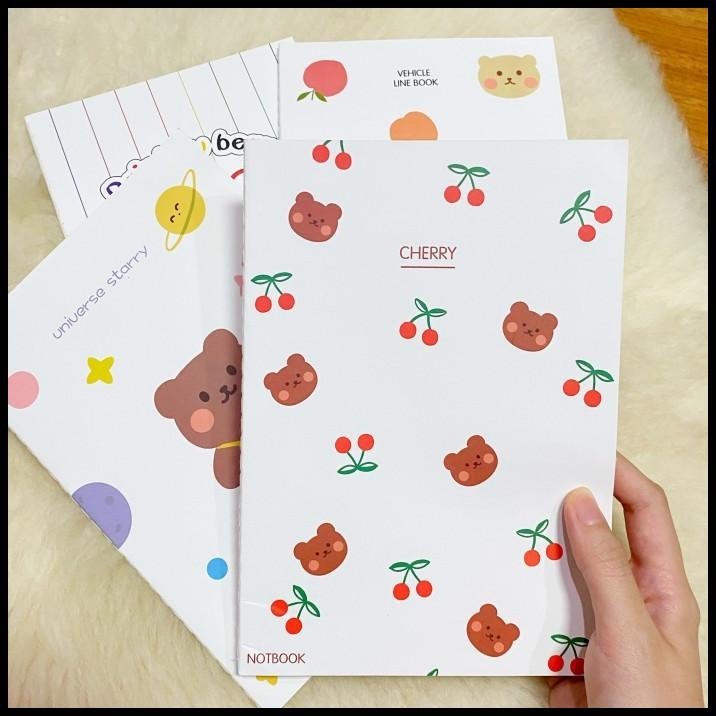 

TERBARU BUKU TULIS BEAR BERUANG KOREA LUCU BERGARIS 60 HALAMAN A5 !