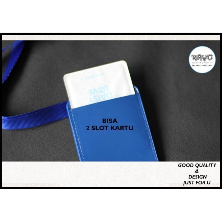 

HOT DEAL 2S VR |NAME TAG KULIT PU. GANTUNGAN ID CARD, KALUNG ID CARD KULIT PU