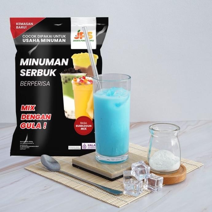 

TERBARU BUBUK MINUMAN BUBBLEGUM MIX POWDER INSTAN JPS GULA !!!!!