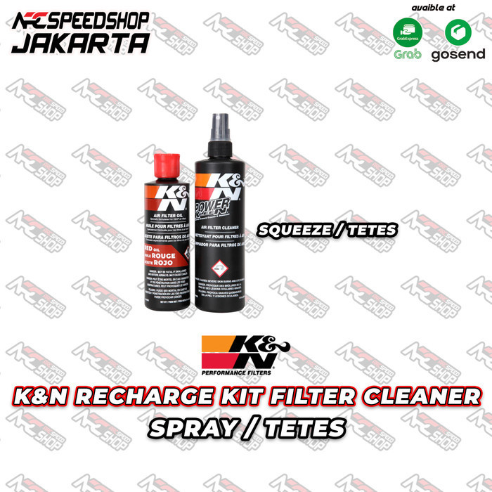 K&N RECHARGER KIT FILTER CLEANER KNN CAIRAN PEMBERSIH FILTER