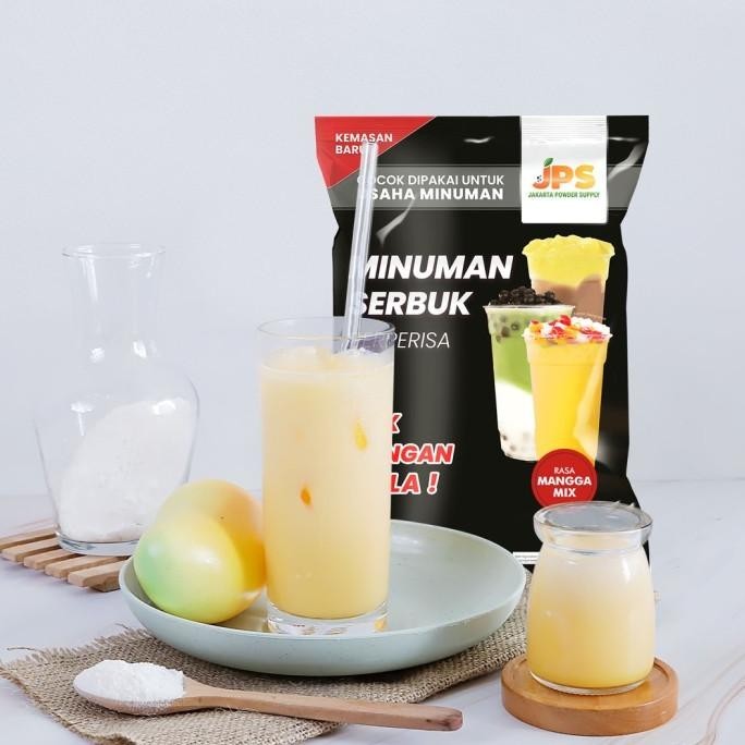 

READY STOCK BUBUK MINUMAN MANGGA MIX POWDER INSTAN JPS GULA !!!!!