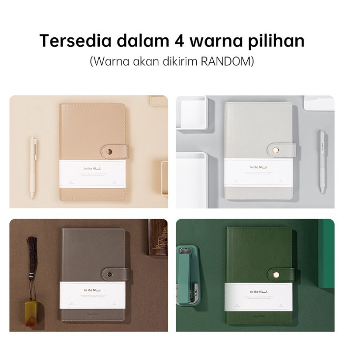 

Nusign Leather Cover Notebook / Buku Catatan Agenda Kulit Magnet Ns299