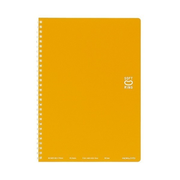 

Kokuyo Soft Ring Notebook B5 6Mm Ruled W/Dot-Lines 36Lines -40Sheets