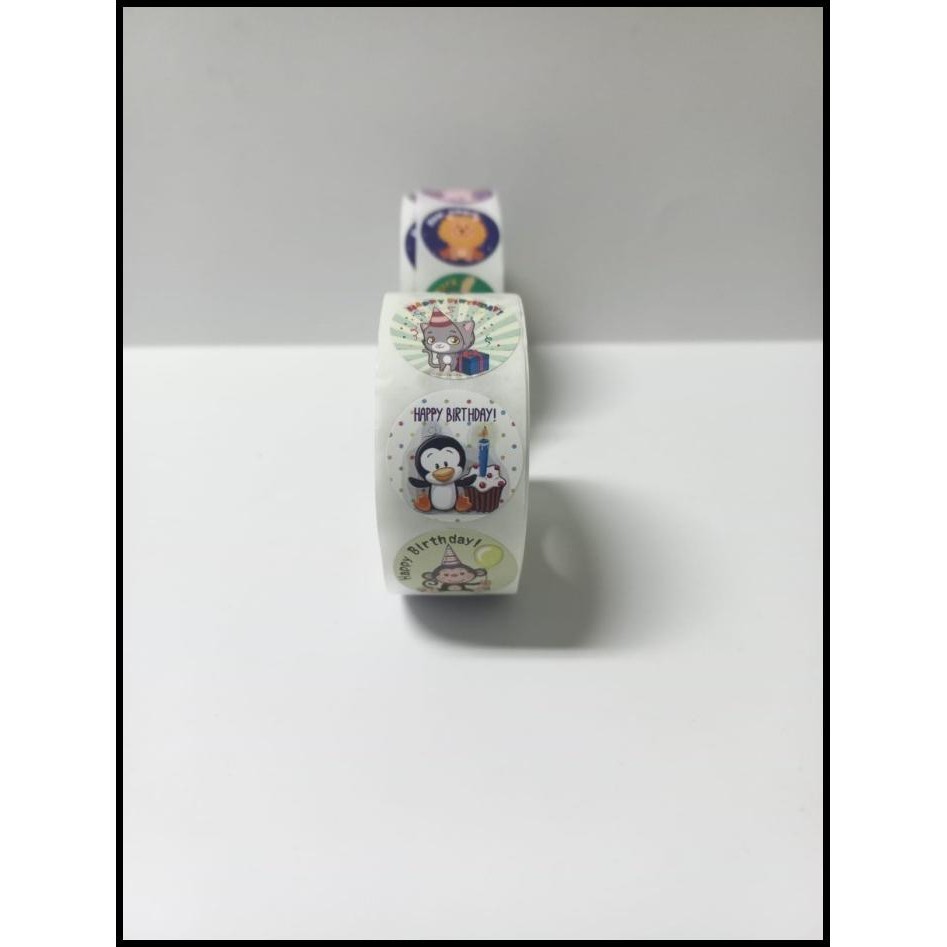 

GRATIS ONGKIR ROLL STICKER LABEL HAPPY BIRTHDAY ISI 500 STICKER LUCU !