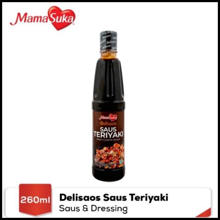 

DISKON MAMASUKA DELISAOS SAUS TERIYAKI 260ML/SAOS TERIYAKI