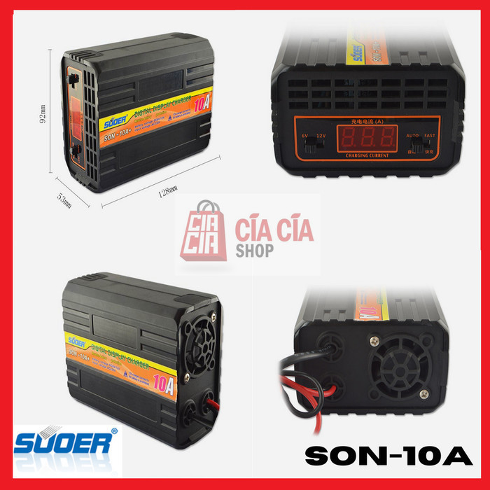 Murah Charger Aki Otomatis Suoer 10A Charger Accu Casan Aki Suoer Son 10A+ Termurah