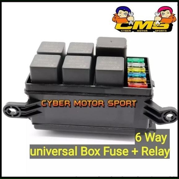 Box Relay Sekring Mobil Universal Fullset. Fuse Box Plus Relay. Soket