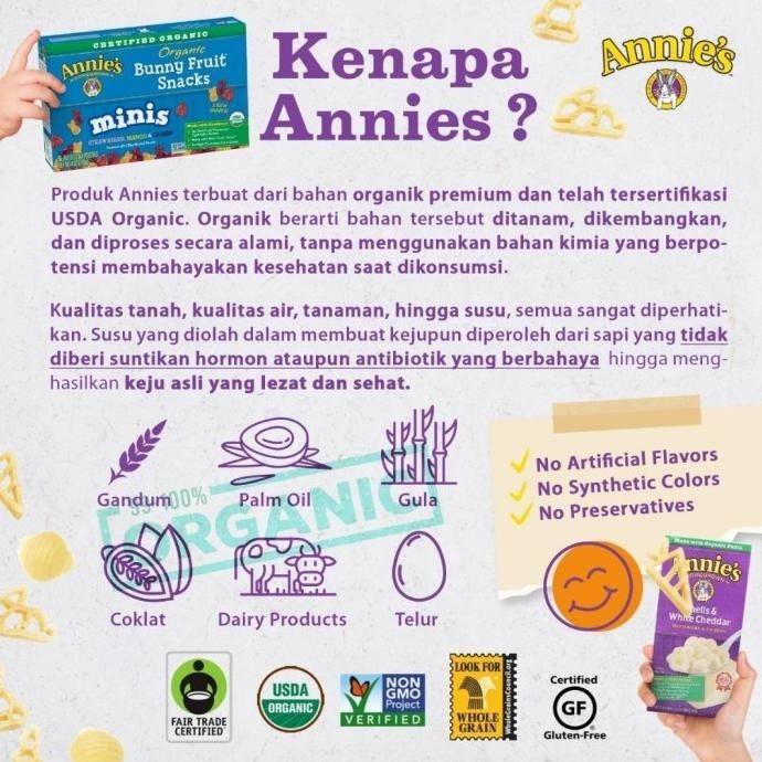 

TERBARU ANNIE'S BERNIE'S FARM MACARONI & CHEESE 170GR !!!!!