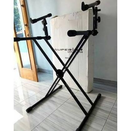 Masih Superior Ms036 Stand Keyboard Double, Silang