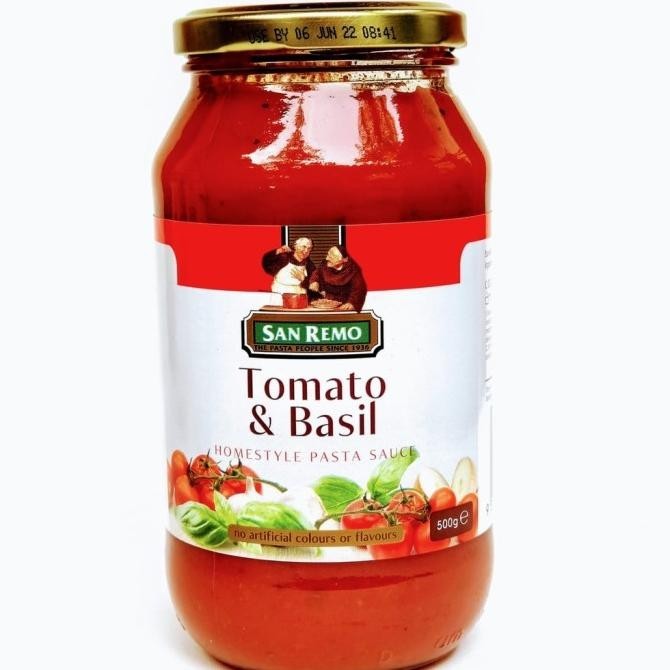 

TERBARU SANREMO TOMATO&BASIL PASTA SAUCE 500G [9310155002042] !!!!!