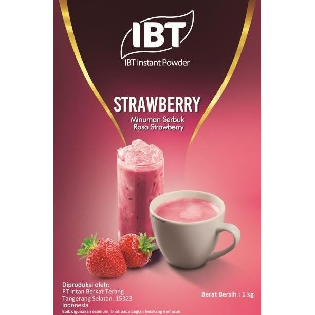 

TERBARU BAHAN MINUMAN BUBUK STROBERI. STRAWBERRY BUBBLE TEA DRINK POWDER !!!!!