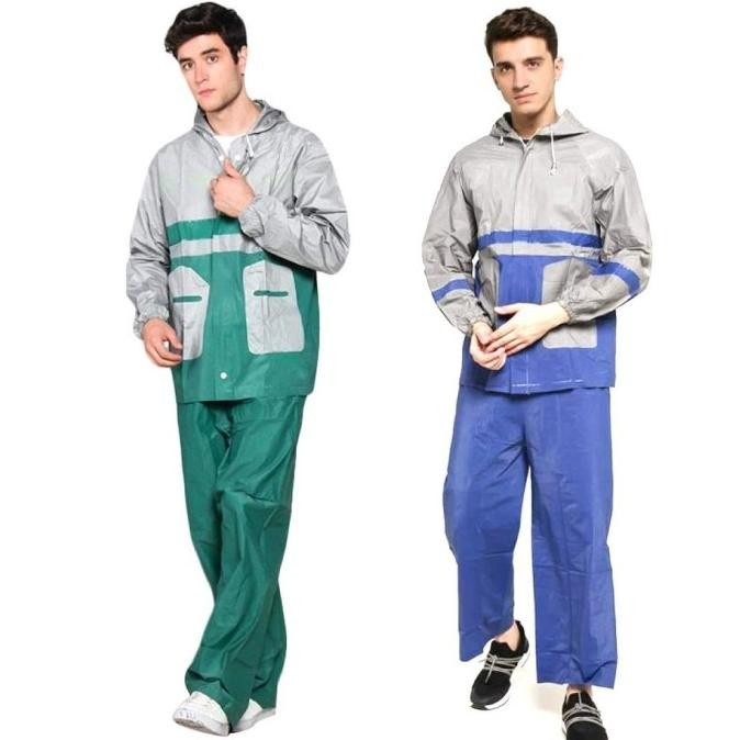 Jas Hujan Dewasa Elmondo 905 Original Berkualitas - Bahan Karet Tebal