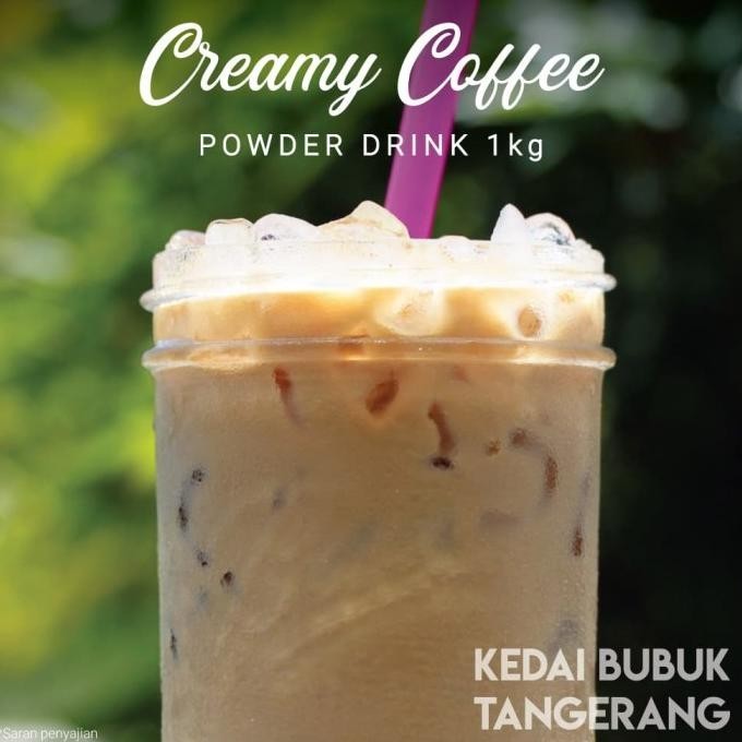 

TERBARU BUBUK MINUMAN CREAMY COFFEE BUBBLE DRINK POWDER DRINK 1KG JAVALAND !!!!!