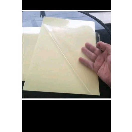 

Kertas Stiker Transparan Glossy