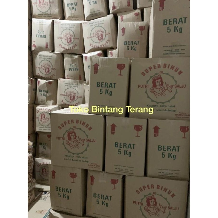 

TERBARU SUPER BIHUN CAP PUTRI SALJU / BIHUN BERAS 1 DUS/KARTON 5 KG [KARGO] !!!!!