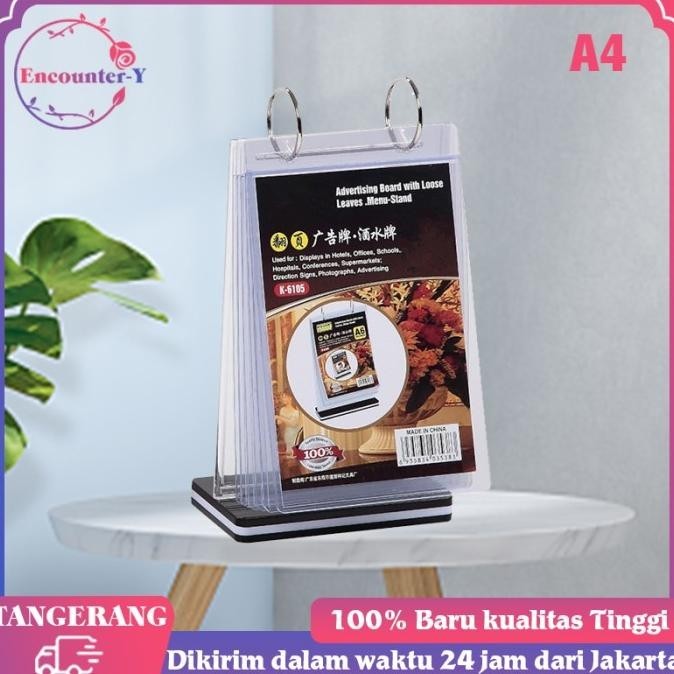 

Rak Menu Akrilik A4 Acrylic Menu Card Tempat Menu Akrilik Stand Menu Kualitas Premium