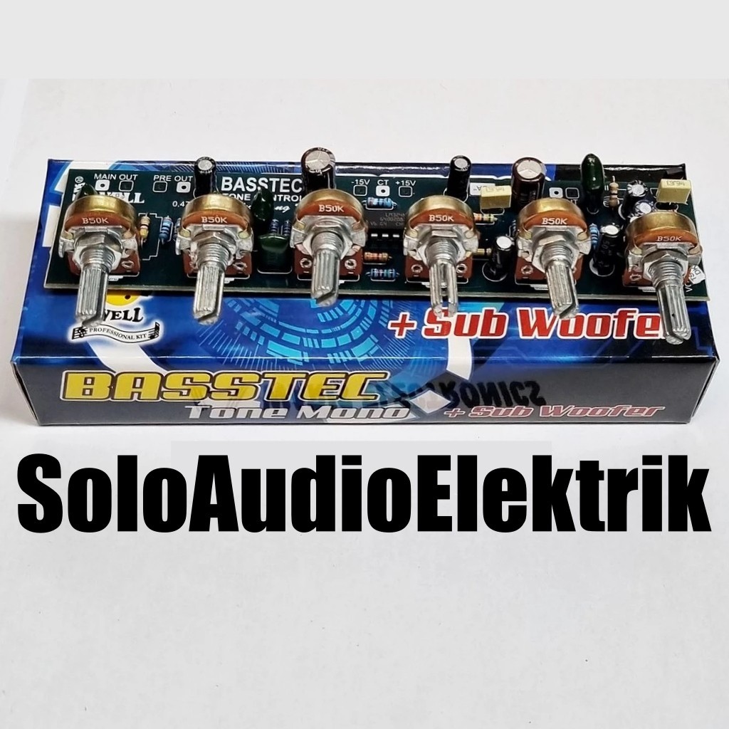 Kit Tone Control CT Mono Basstec Plus Subwoofer