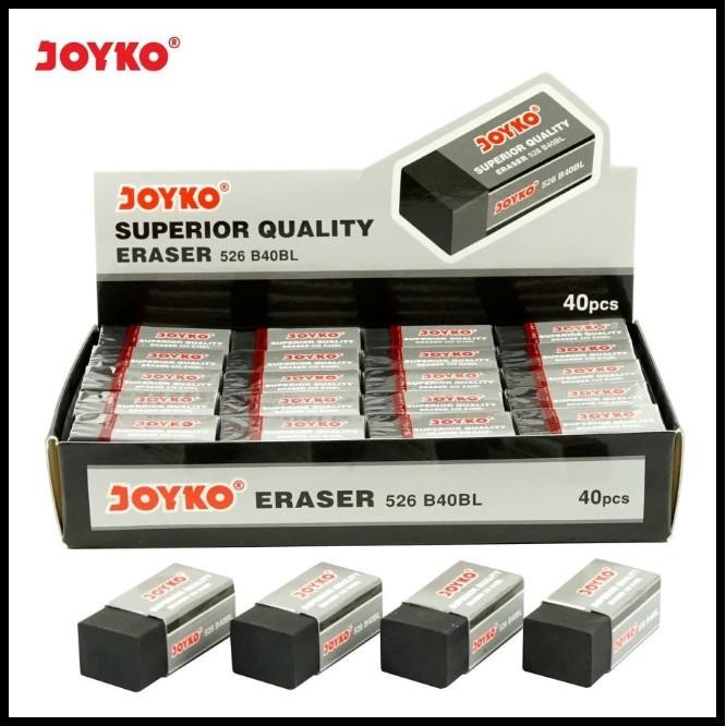

BEST DEAL PENGHAPUS JOYKO B40BL HITAM 1 PAK ISI 40PCS !!!!