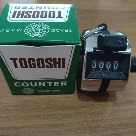 

NEW PRODUK HAND TALLY COUNTER ALAT HITUNG MANUAL 4 DIGIT TOGOSHI FH-102 JAPAN !!!!!