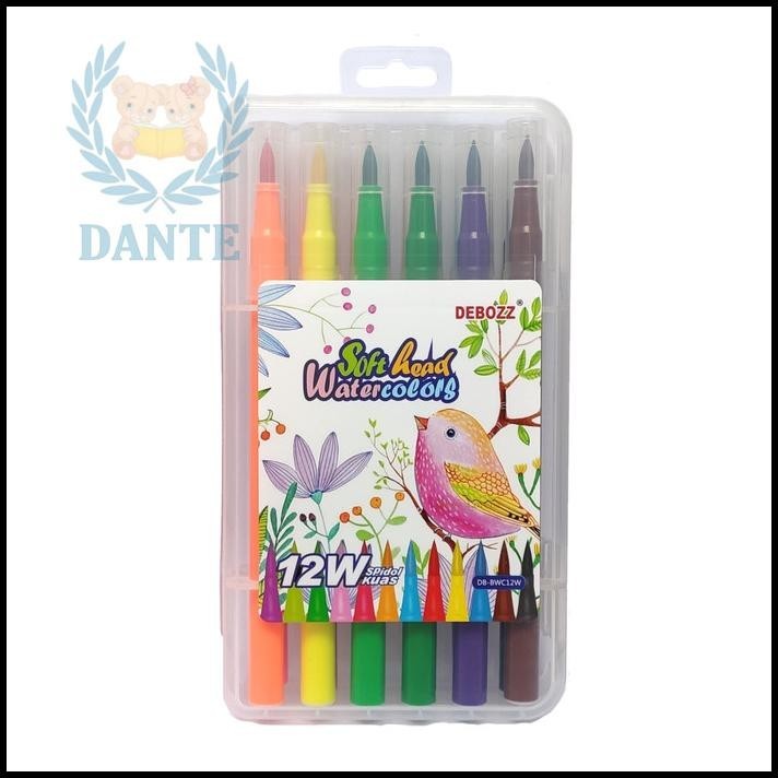 

DISKON SPIDOL DEBOZZ 12 WARNA BRUSH PEN ( PER SET )
