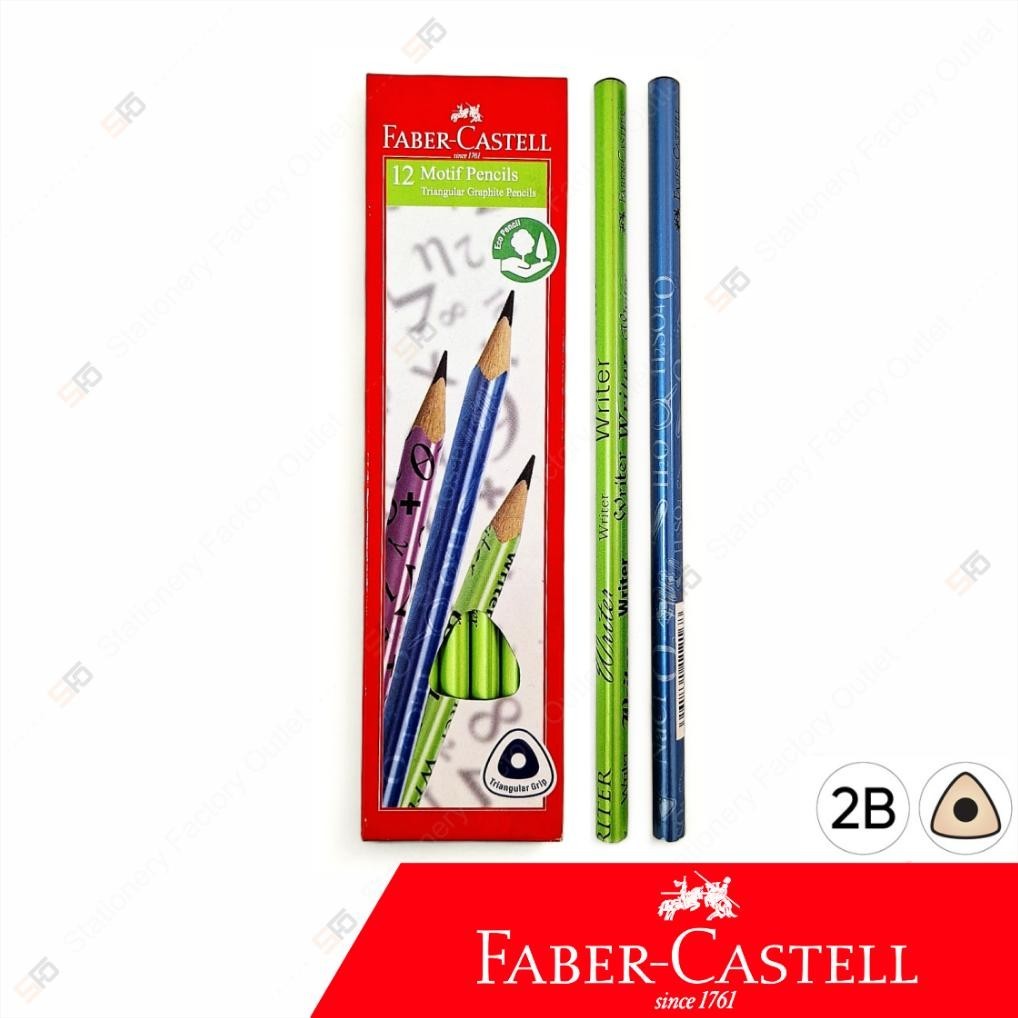 

Pensil Motif Faber Castell 2B (School)