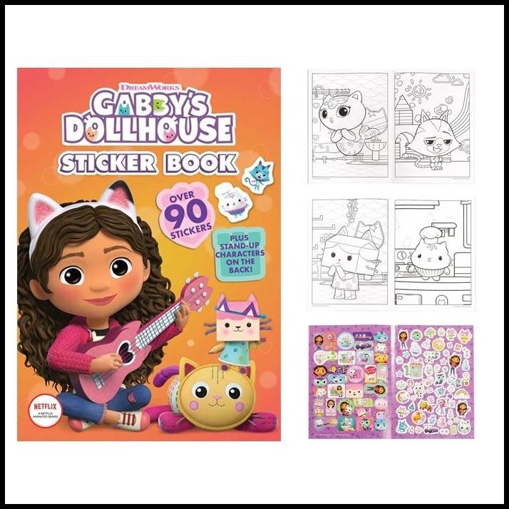 

GRATIS ONGKIR GABBY'S DOLLHOUSE STICKER BOOK WITH OVER 90 STICKERS !!!!!!!