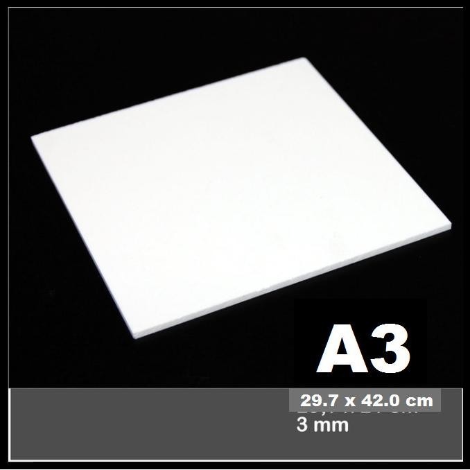 

BEST DEAL ACRYLIC / AKRILIK LEMBARAN UK. A3 TEBAL 3MM MARGA CIPTA (PUTIH SOLID) !!!!!
