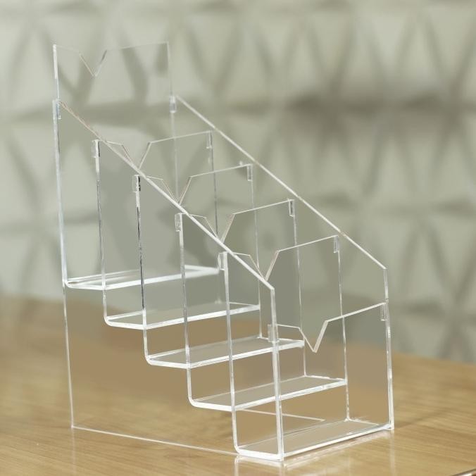 

Tempat Brosur 1/3A4 / Tempat Brosur 5 Susun / Tempat Brosur Akrilik Kualitas Premium